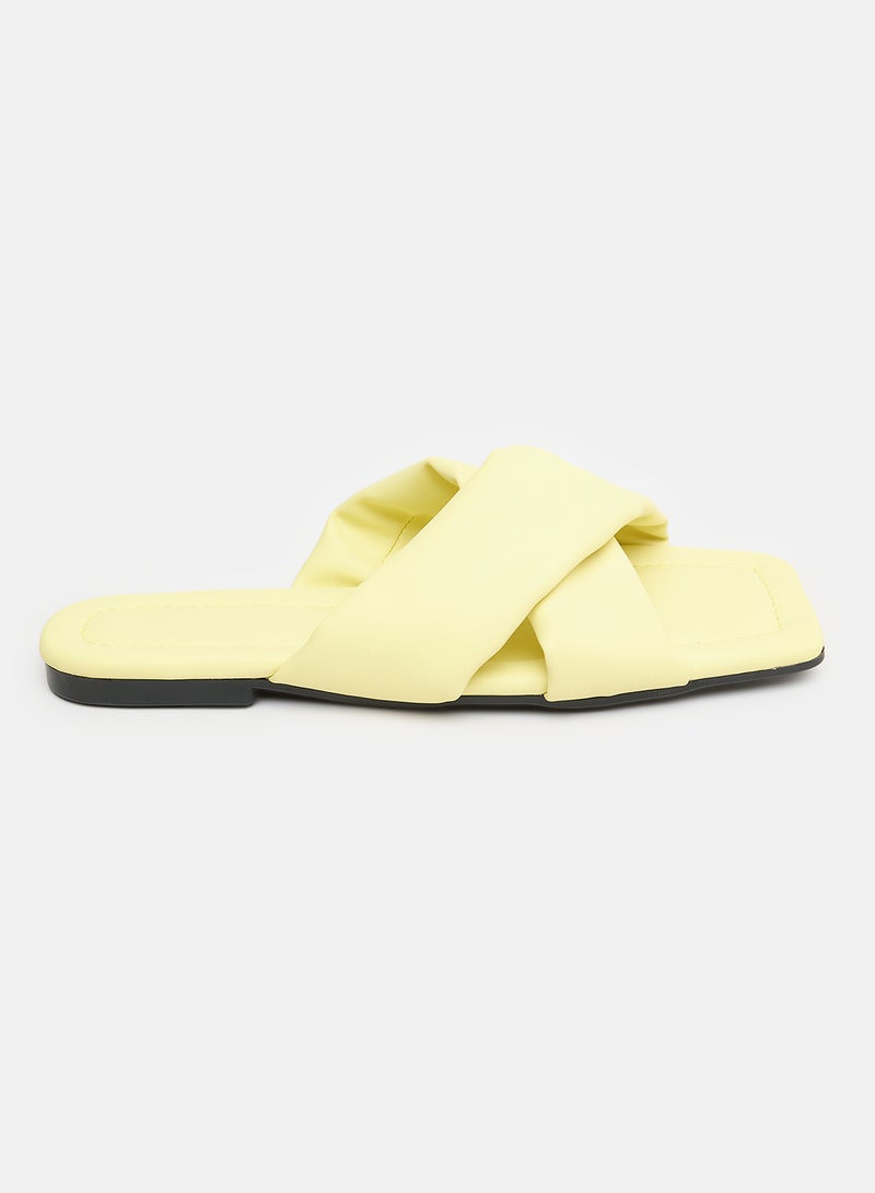 TGS Wide Cross Strap Slippers - Image 2