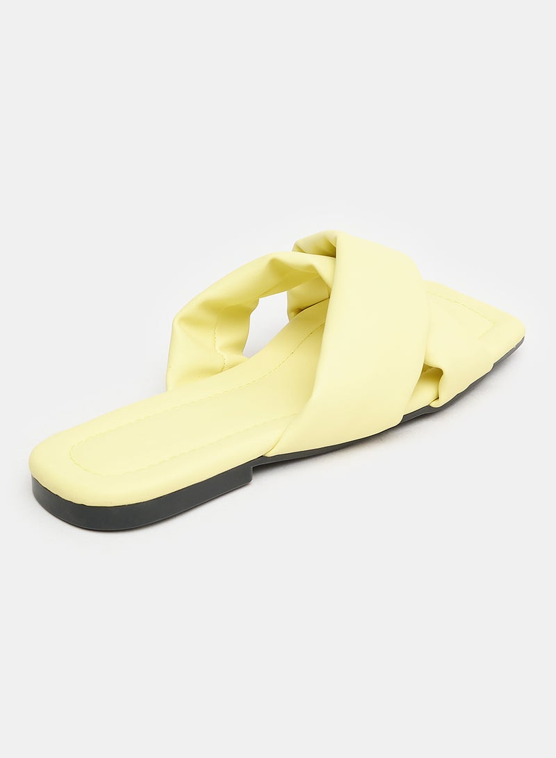 TGS Wide Cross Strap Slippers - Image 3