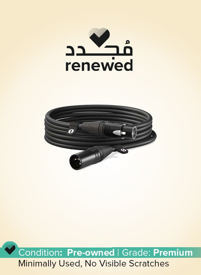 رود Renewed -  XLR-6 Premium XLR Cable (6m, Black) BLACK - Image 1
