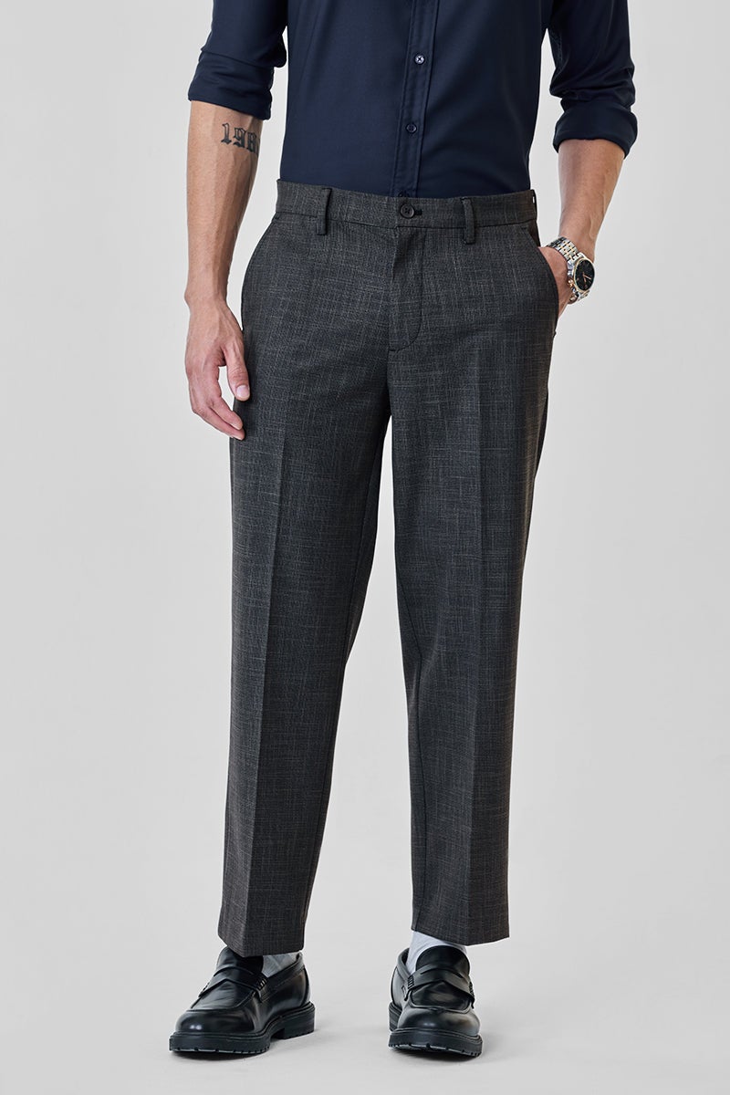 SNITCH Regular Fit Stretch Trousers - Image 1