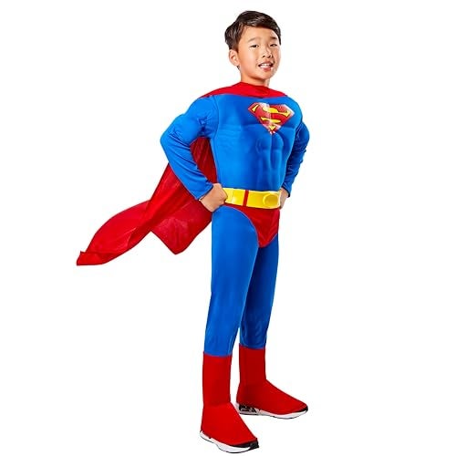 Rubies DC Comics Superheroes Superman Costume for Kids Boys Medium - Image 1