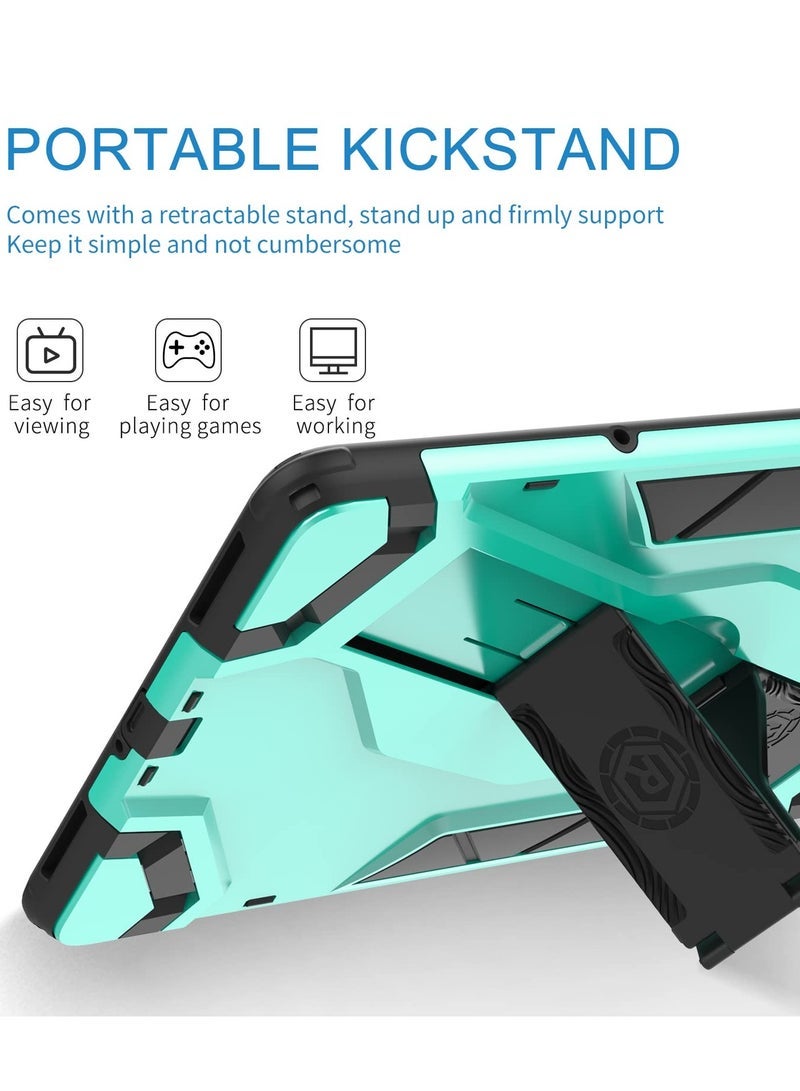 SYOSI Case for Xiaomi Mi Pad 5 / MiPad 5 Pro 11 inch 5G 2021 Stand Protective Case, Dual Layer Shockproof Full Protective Case W Handle Stand + Shoulder Strap (Green) - Image 2