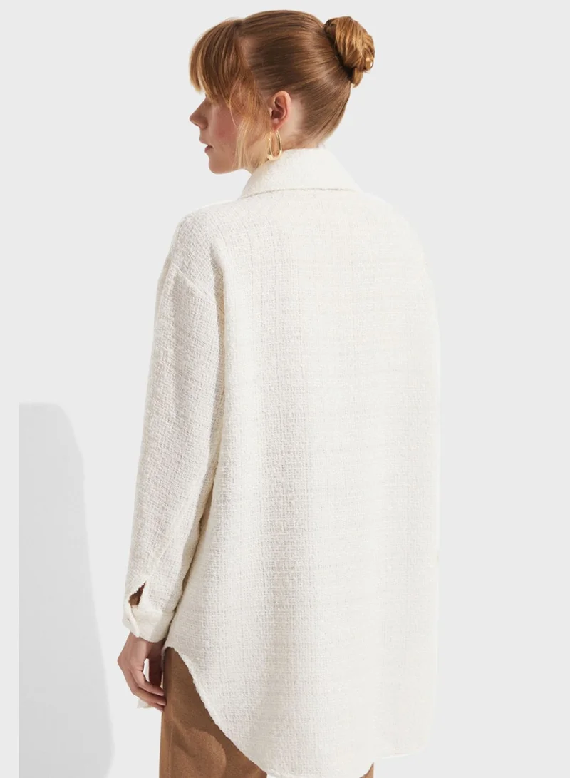 JUNE Button Detail Jacket