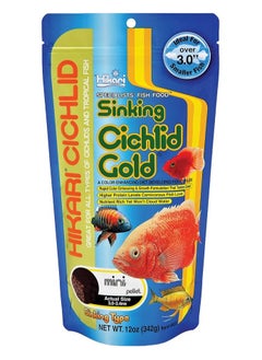 Hikari HIKARI Cichlid Gold Sinking Fish Food (Mini), 342g  - Image 1