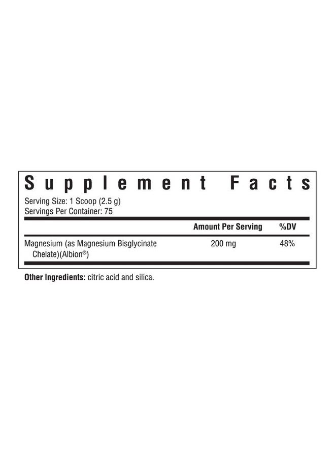 Seeking Health Seeking Health Magnesium Glycinate Powder, 200 mg per Serving, Bioavailable Bisglycinate Chelate, Support Sleep and Relaxation, Natural Energy, Vegetarian (75 servings)*  - Image 2