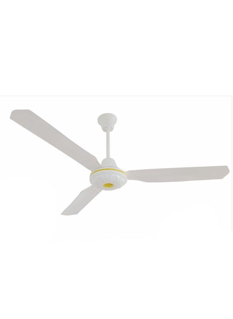 KLIKON - 56" Inch 3 Blade Ceiling Fan with Speed Regulator 75 Watts White KCF-501 - Image 1