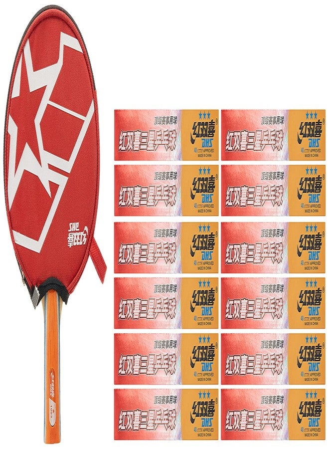DHS TT BAT A1003 DHS WITH TT BALL DHS 40MM 3 STAR ORANGE (72 Pcs Box) - Image 3