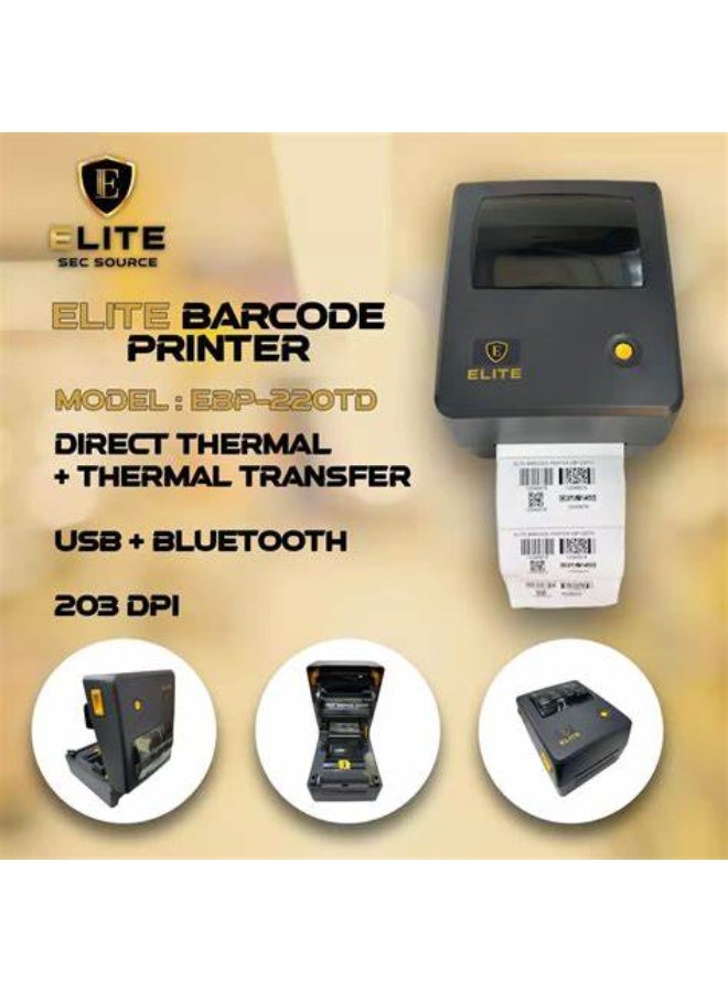 إليت طابعة باركود ELITE الطراز: EBP-220TD - Image 2