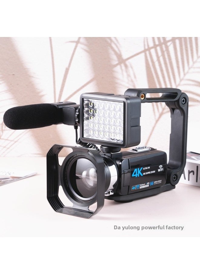 Generic Digital Camera HD Professional 2024 Handheld Dv Camera Travel Home 4K High Pixel Video Recording-Body Color:Package 1 Af3 56.0million Pixels Wifi Version  - Image 5