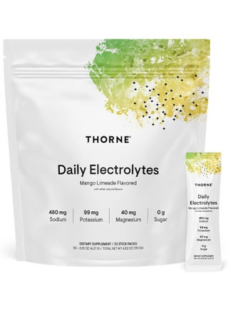 Daily Electrolytes – Mango Limeade Flavored | 480 mg Sodium | 99 mg Potassium | 40 mg Magnesium | 0 g Sugar | Dietary Supplement – 30 Stick Packs – 30-0.15 oz (4.37 g) | Total Net Wt 4.62 oz (131.1 g)