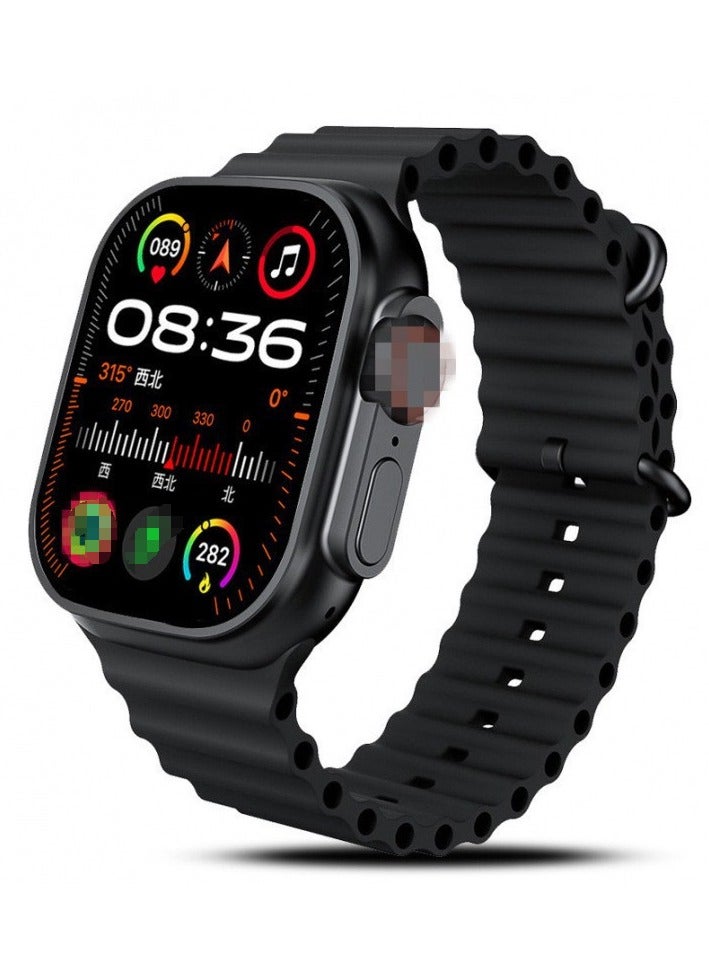Smartwatch for Men Women, Alexa Built-in, 1.8" Fitness Tracker, IP68 Waterproof Smartwatch for Android & iPhone with Bluetooth Call (Answer/Make), Heart Rate/SpO2/Sleep Monitor/Pedometer, Black 