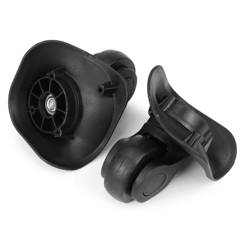 Volein 2-Pcs Luggage Wheel Replacement, Suitcase Black Travel Wheels Kit DIY Repair, Spinner Casters Sturdy Plastic 360 Degree Rotation - Image 3