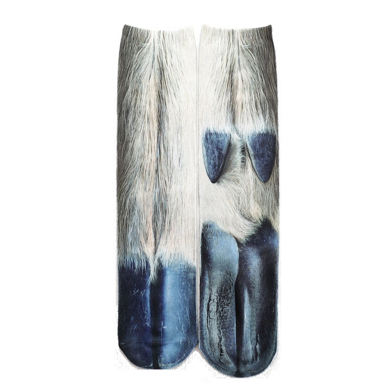 Funny 3D Animal Socks  Animal Paws Socks Novelty Animal Socks Cat Dog Tiger Eagle Horse Dinosaur Paw Crew Socks For Men Women Teens Supplies, Classic Colors - Image 3