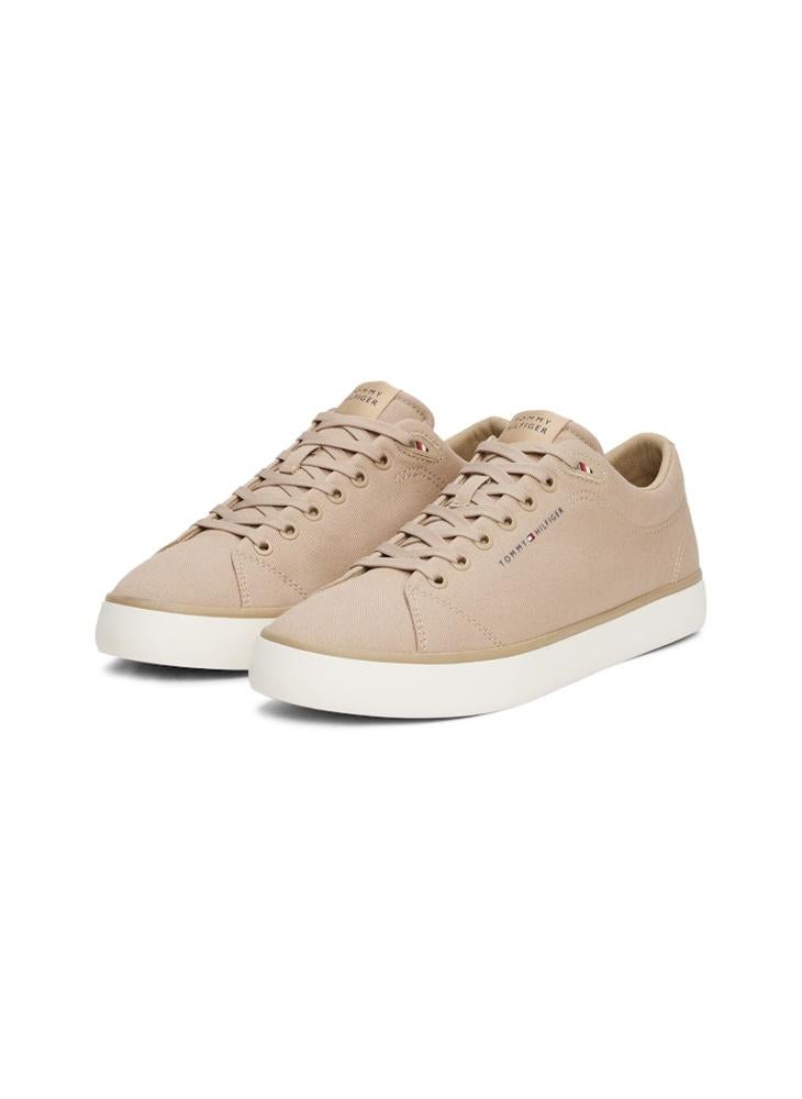 TOMMY HILFIGER HIGH VULCANISED LOW CORE CANVAS TRAINERS  - Image 3