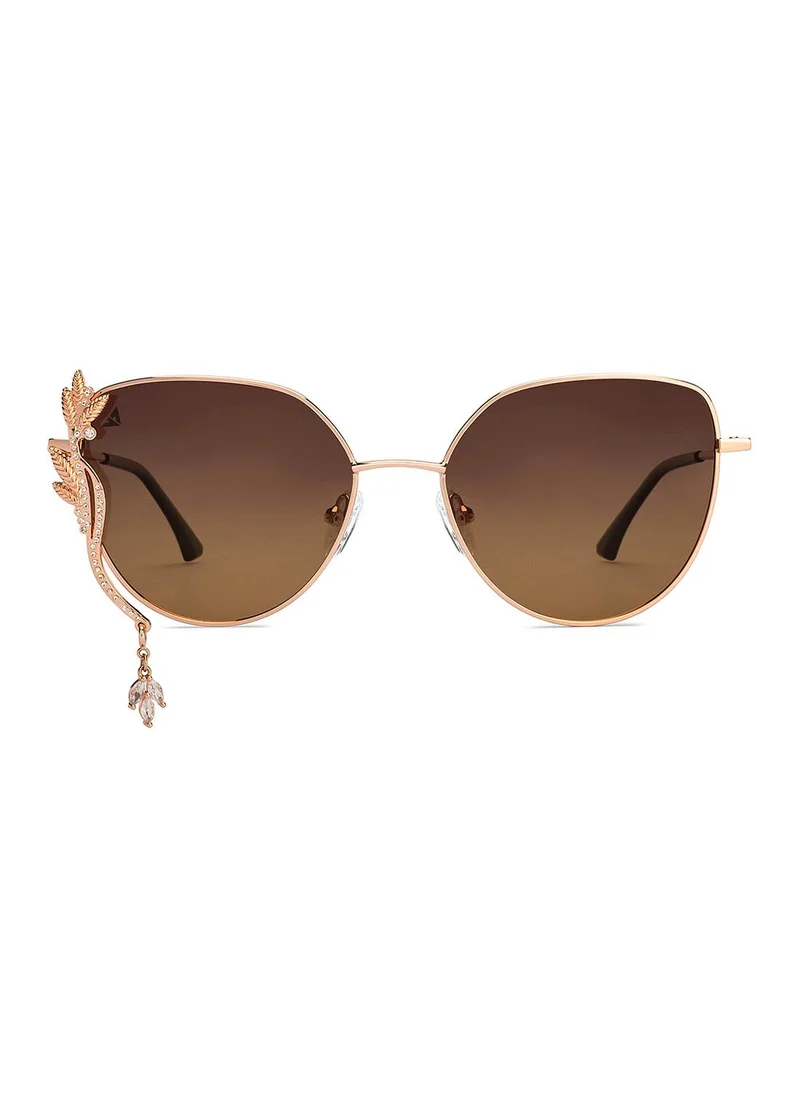 فينسينت تشيس Women's Polarized Cat Eye Sunglasses VC S16469