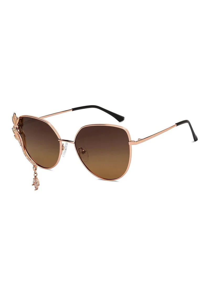 فينسينت تشيس Women's Polarized Cat Eye Sunglasses VC S16469
