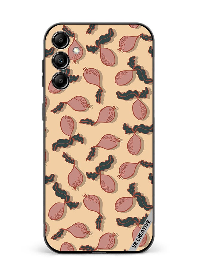 VR CREATIVE Protective Case Cover For Samsung Galaxy M54 Beetroot Vegetable Vector Seamless Pattern Design Multicolour - Image 1