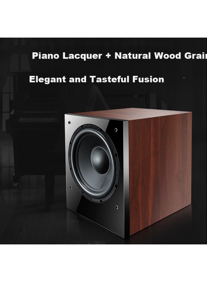 Sansui Sp4-15 Subwoofer With Cable Version 12-inch Wooden Home Theater Hi-fi Speaker 300w Rated Power Active Subwoofer Active 12-inch Subwoofer - Image 3