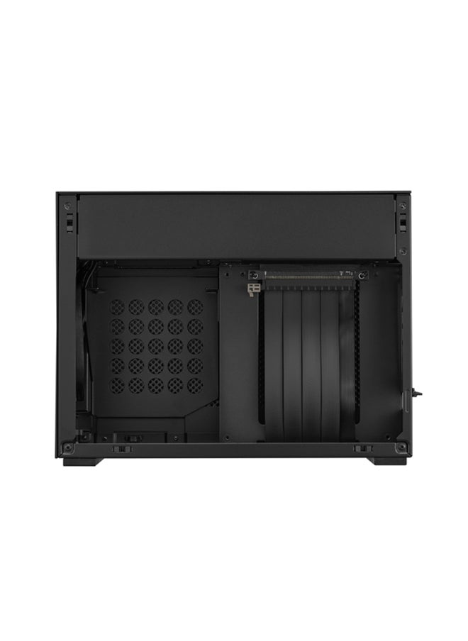 LIAN LI A4 H2O PCIE 4.0 Mini-ITX Aluminum Case, 3 Expansion Slots, 2.5" Drive Bays, Up To 240mm Radiator Support, 120mm Fan Support, Max 55mm CPU Cooler Clearance, Black  - Image 3