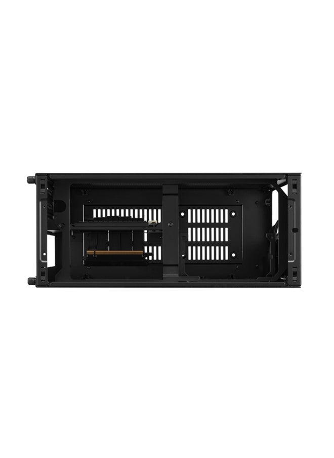 LIAN LI A4 H2O PCIE 4.0 Mini-ITX Aluminum Case, 3 Expansion Slots, 2.5" Drive Bays, Up To 240mm Radiator Support, 120mm Fan Support, Max 55mm CPU Cooler Clearance, Black  - Image 4
