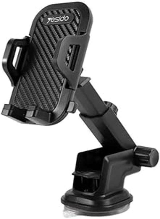 Yesido Yesido c23 universal car mobile holder adjustable automatic clip stand dashboard windshield gps car mount bracket sucker mobile phone holder mobile support 