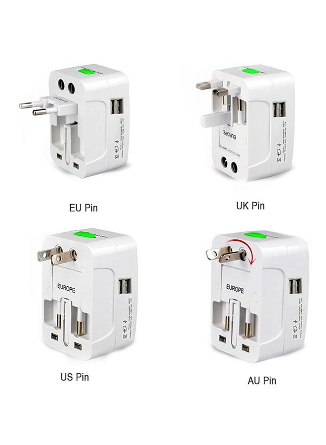 All-In-One Universal Adaptor White 0.124kg  - Image 4