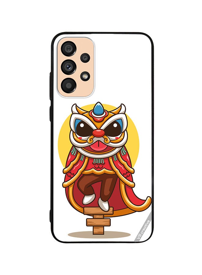 VR CREATIVE Protective Case Cover For Samsung Galaxy A23 Lion Dance Design Multicolour - Image 1