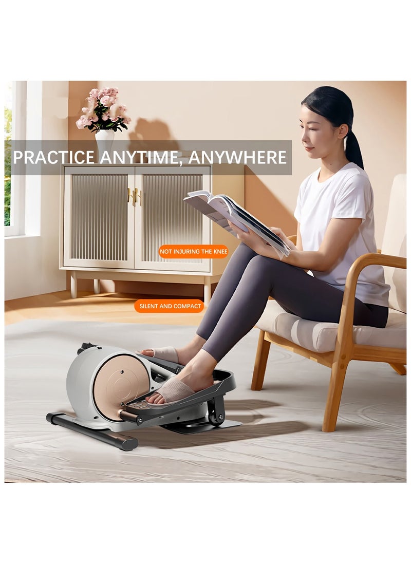 Generic Under Desk Elliptical,Mini Elliptical Machines Stair Stepper Magnetic Ellipse Leg Exerciser  - Image 2