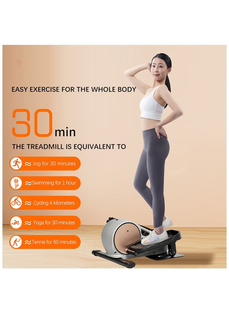 Generic Under Desk Elliptical,Mini Elliptical Machines Stair Stepper Magnetic Ellipse Leg Exerciser  - Image 3