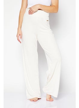 Women Plain Pull On Sleepwear Pants, Off White - pzsku/ZD750F3DCEE7107365C8EZ/45/_/1724351087/d27247e2-4bdf-445d-b298-4c5326247d70