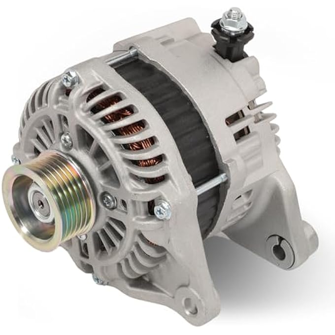 FanPaYY Alternator Compatible with Mazda 3 2014-2018 L4 2.0L 2.5L, 6 2014-2021 L4 2.5L, CX-5 2013-2019 L4 2.0L 2.5L 12V 100A 6PK 6-Groove Pulley Clockwise PE0118300 A005TL0491 20288N - Image 1