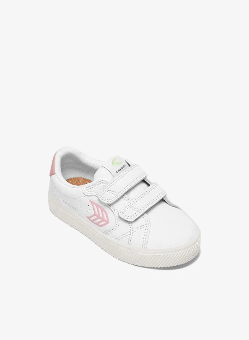 كاريوما سنيكرز سالفاس جلد أبيض بشعار وردة بريميوم