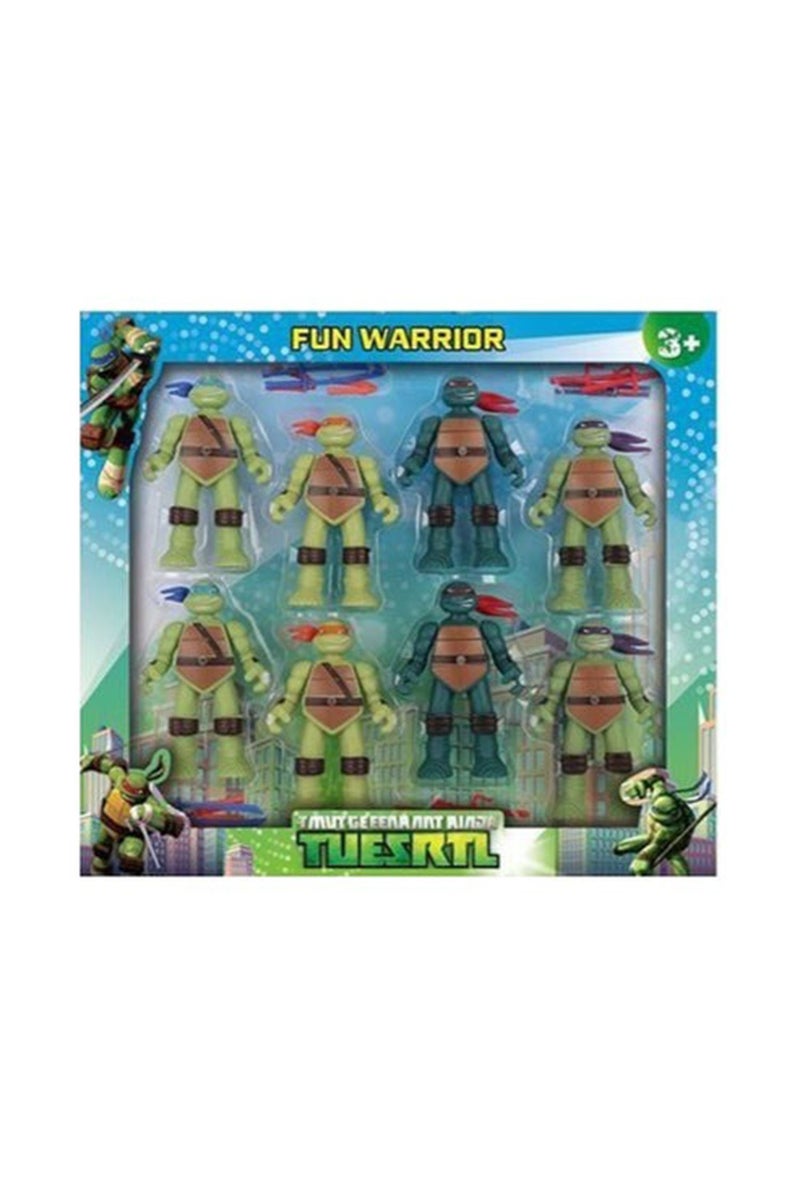 Tuesrtl Fun Warrior With Swords Pretend Play Toy Set Pack of 8 for Kids