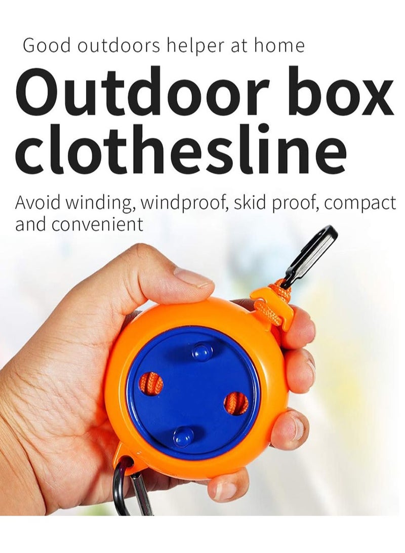 Portable Retractable Clothesline for Travel - Adjustable Drying Rope for Hotels, Balcony, Camping, Indoor & Outdoor Use, Compact Design for Laundry on Trips Camping Drying Rope 10M  - Image 3