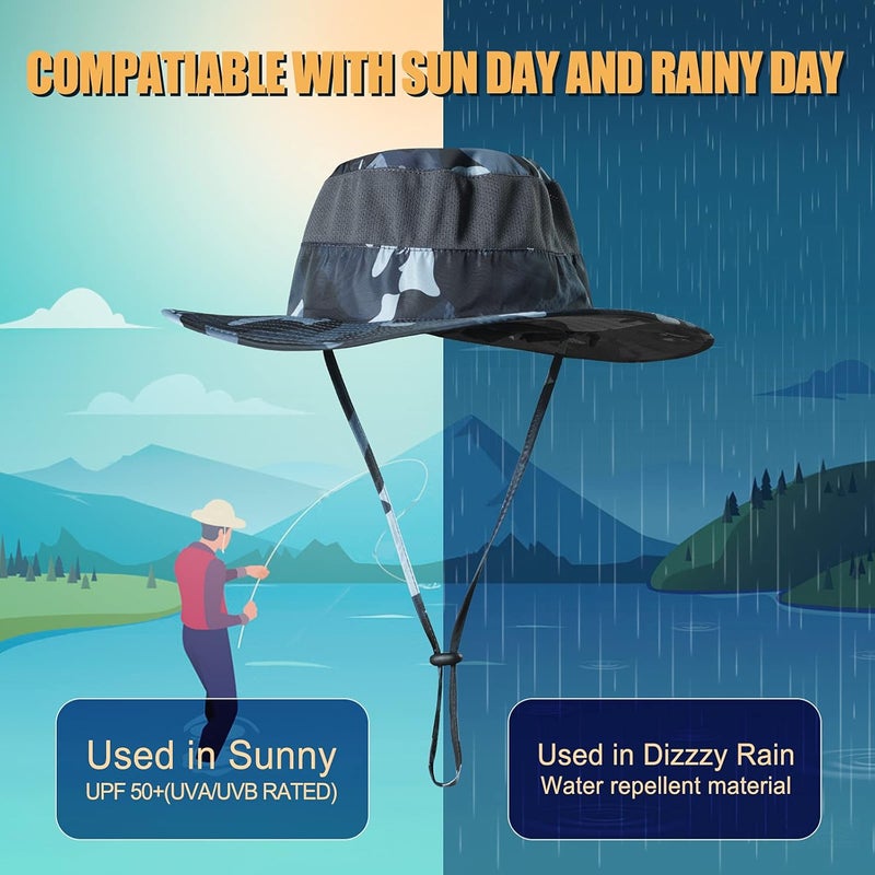 KOOLSOLY Fishing Hat,Sun Cap with UPF 50+ Sun Protection and Neck Flap,for Man and Women - Image 5