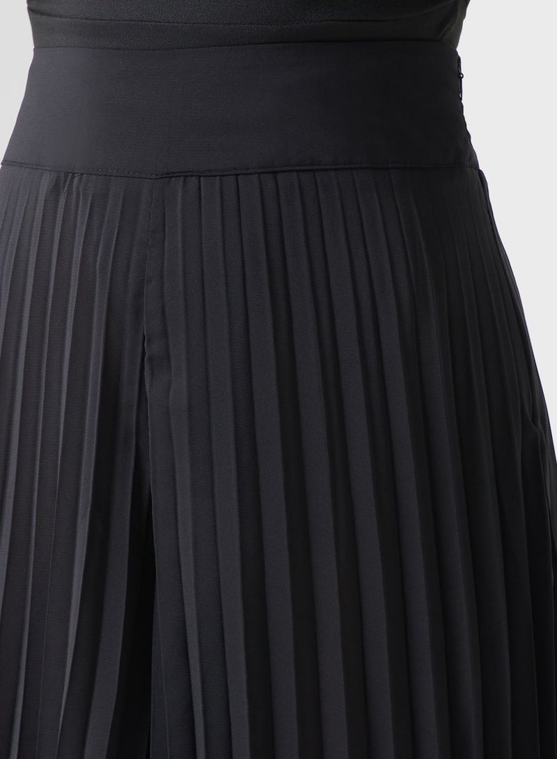 ELLA Pleated Wide Leg Pants - Image 4
