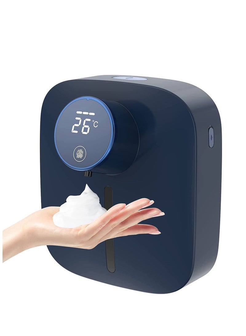 MT Automatic Foam Soap Dispenser 320 ml Non-Touch Hand Disinfectant Dispenser with Motion Sensor for Kitchen, Bathroom, Hotel Blue - Image 1
