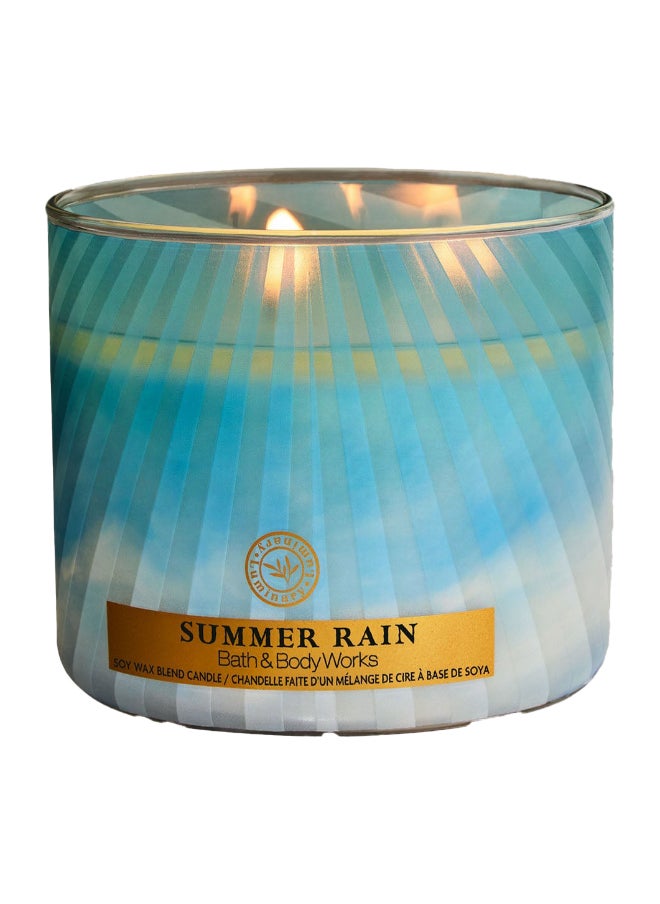 Bath & Body Works Summer Rain 3-Wick Candle 