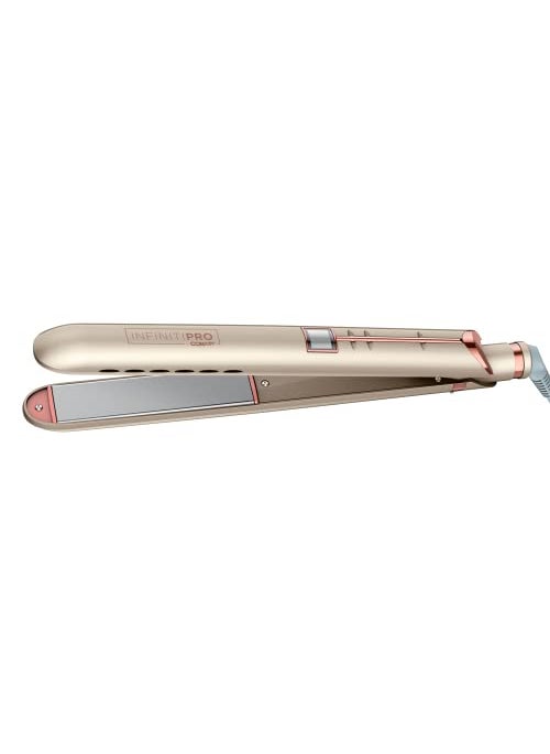 CONAIR - INFINITIPRO BY CONAIR Frizz Free Titanium Ceramic Flat Iron, 1-inch - Image 1