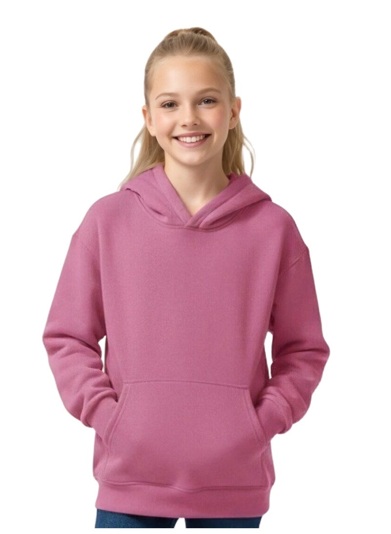 ويني بي هودي قطن للأطفال صبيان وبنات | سترة شتوية للشباب مع جيب، سترة ربيعية دافئة | مقاسات من الرضع إلى المراهقين من 2-16 سنة - Image 1