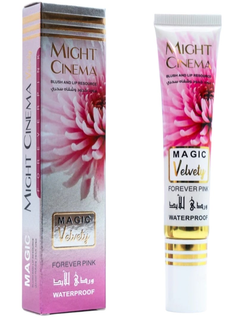 Might Cinema Magic Velvety Blush&Lip Resource Waterproof-Forever Pink - Image 4