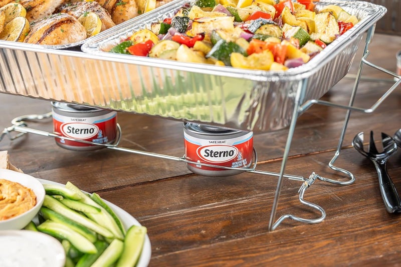 Sterno Fuel Cans - 4-Hour Burn, (12-Pack) Chafing Dish Fuel Can Burners for Food Warmer, Resealable Chafer Fuel Canned Heat, Safe Heat - Image 4