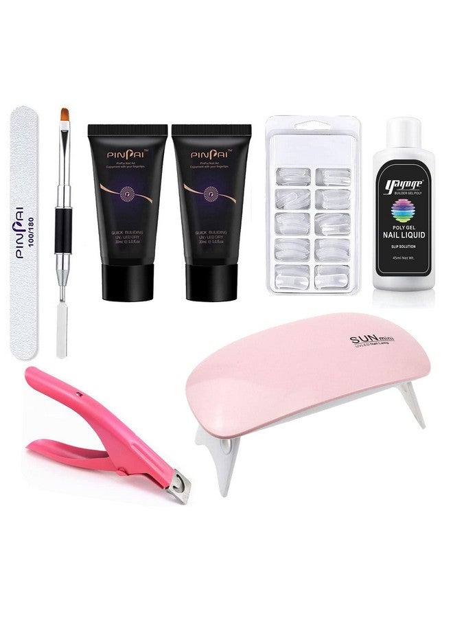 Pinpai Extension Set Kit with UV Nail Lamp Acrylic Gel Poly Nail Gel Nail - Image 1