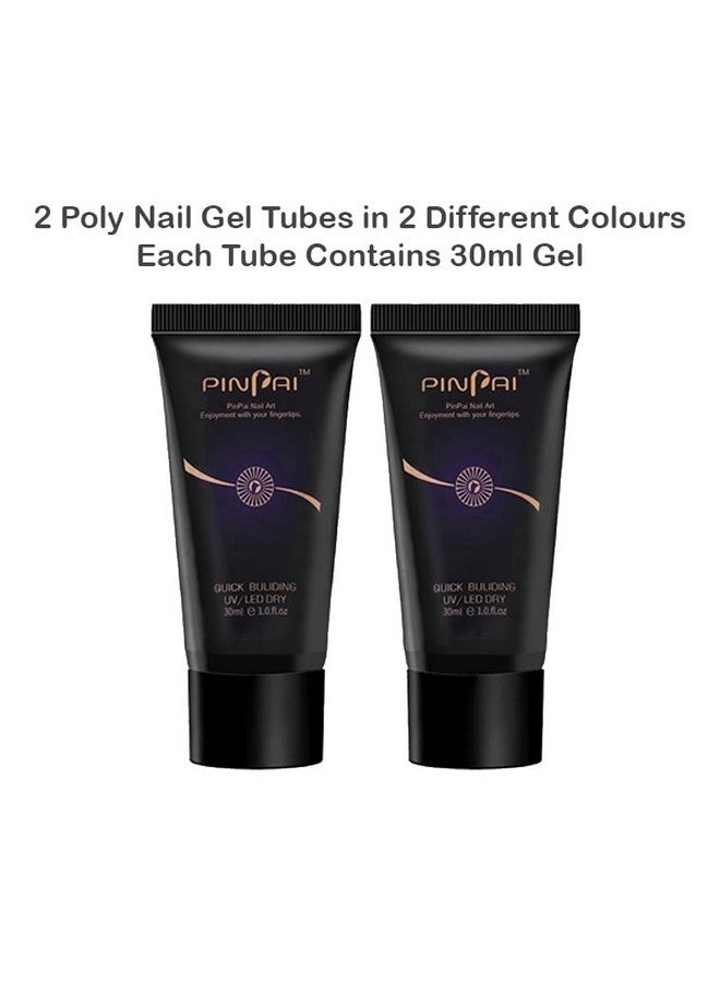 Pinpai Extension Set Kit with UV Nail Lamp Acrylic Gel Poly Nail Gel Nail - Image 2