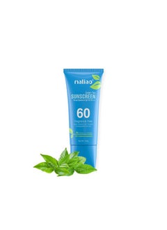 maliao Green Tea Water Resistant Paraben & Phthalates Free Sunscreen Broad Spectrum Spf 60Pa+++ 100G  - Image 1