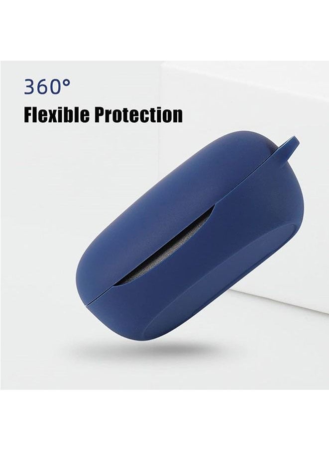 Generic - Silicone Case Compatible with Sony WF-XB700 with Keychain (Blue) - Image 1