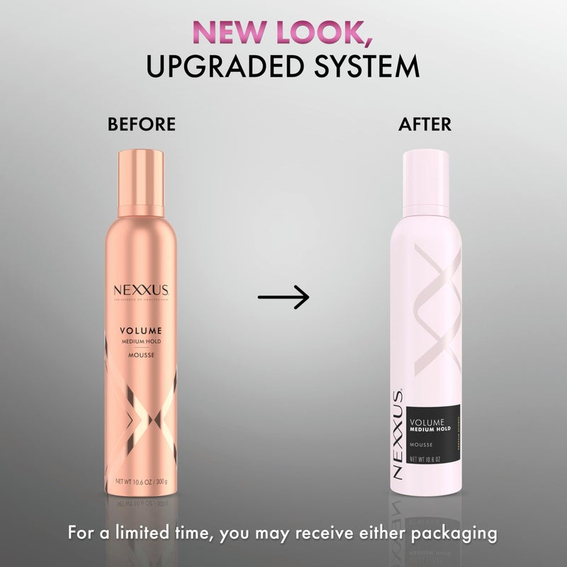 Nexxus Medium Hold Mousse Volume for a Light, Flexible Hold, with StyleProtect Technology 10.6 oz - Image 3