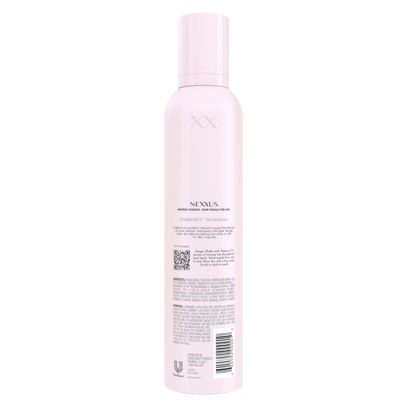 Nexxus Medium Hold Mousse Volume for a Light, Flexible Hold, with StyleProtect Technology 10.6 oz - Image 2