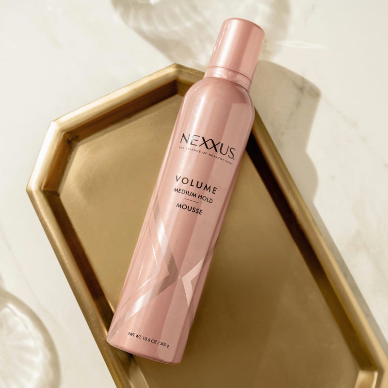 Nexxus Medium Hold Mousse Volume for a Light, Flexible Hold, with StyleProtect Technology 10.6 oz - Image 5