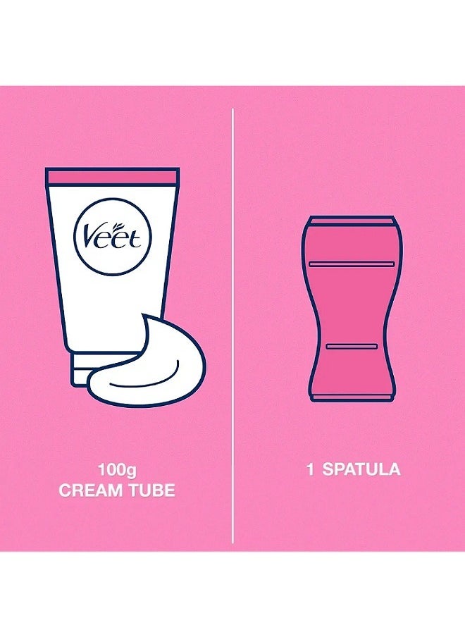 Veet Hair removal cream for normal skin 2 x 100 grams  - Image 2